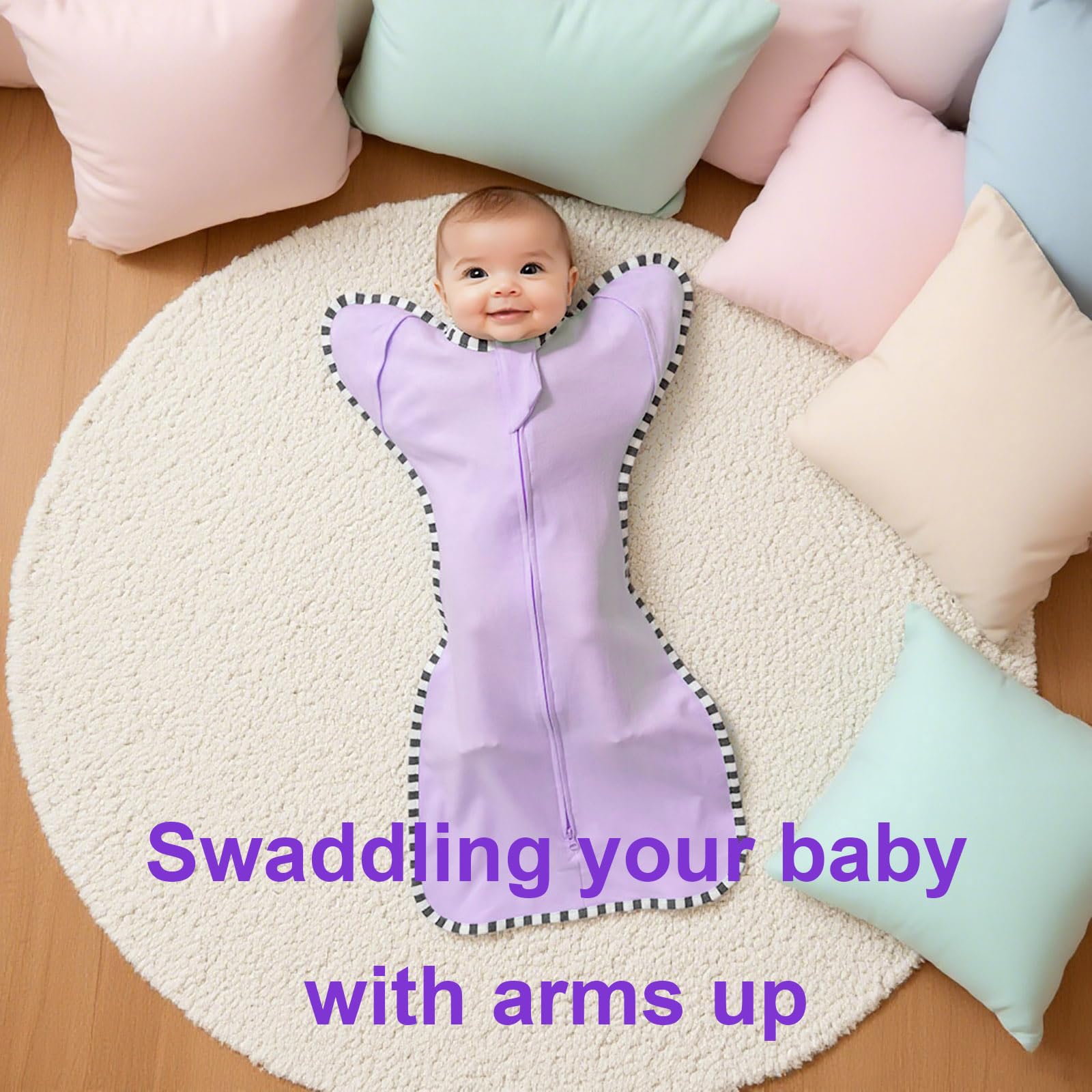 Queness Baby purple tan colorway adds stylish variety while soothing baby