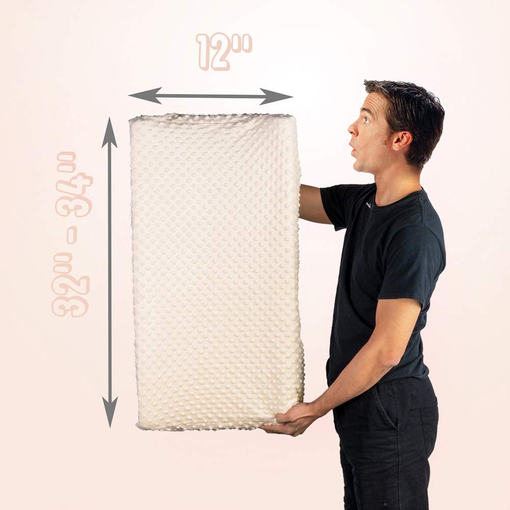 QUENESS fully-fit 32x16 design secures coverage on standard contour pads