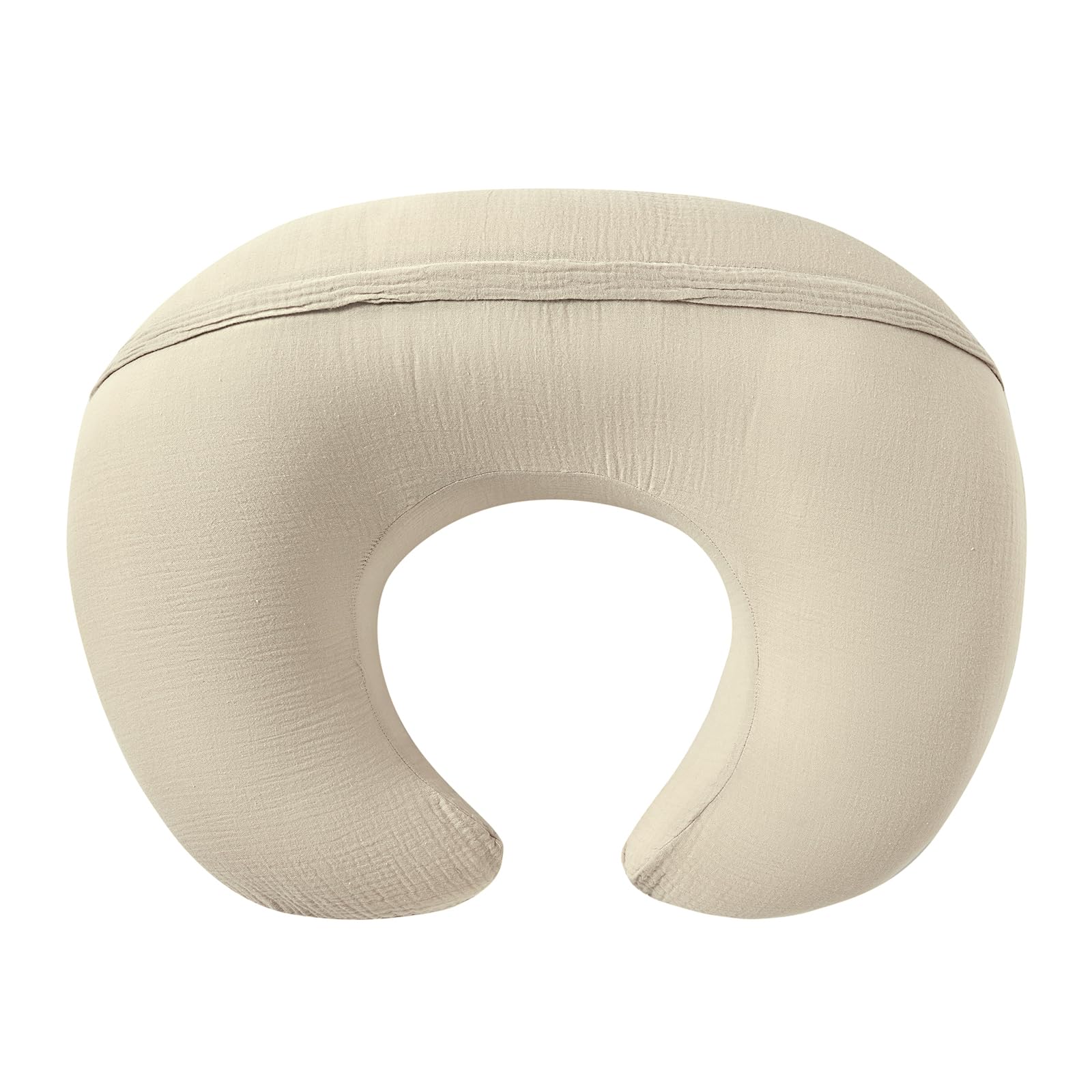 QUENESS muslin nursing pillow cover with a neutral design for modern nurseries