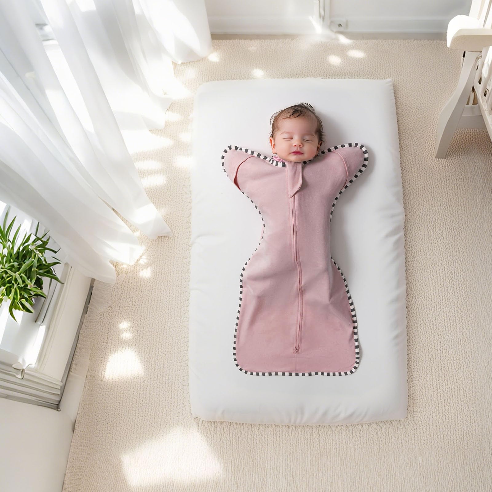 QUENESS newborn sleep sack gift-ready box suitable for baby showers and registry