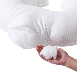 QUENESS Nursing Pillow arm-support feature reducing caregiver fatigue