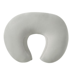 QUENESS nursing pillow dimples feature supports baby's secure seating during feeding.