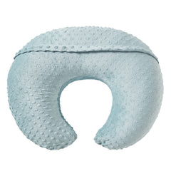 QUENESS Nursing Pillow baby-sitting-position image highlights secure support as baby learns to sit