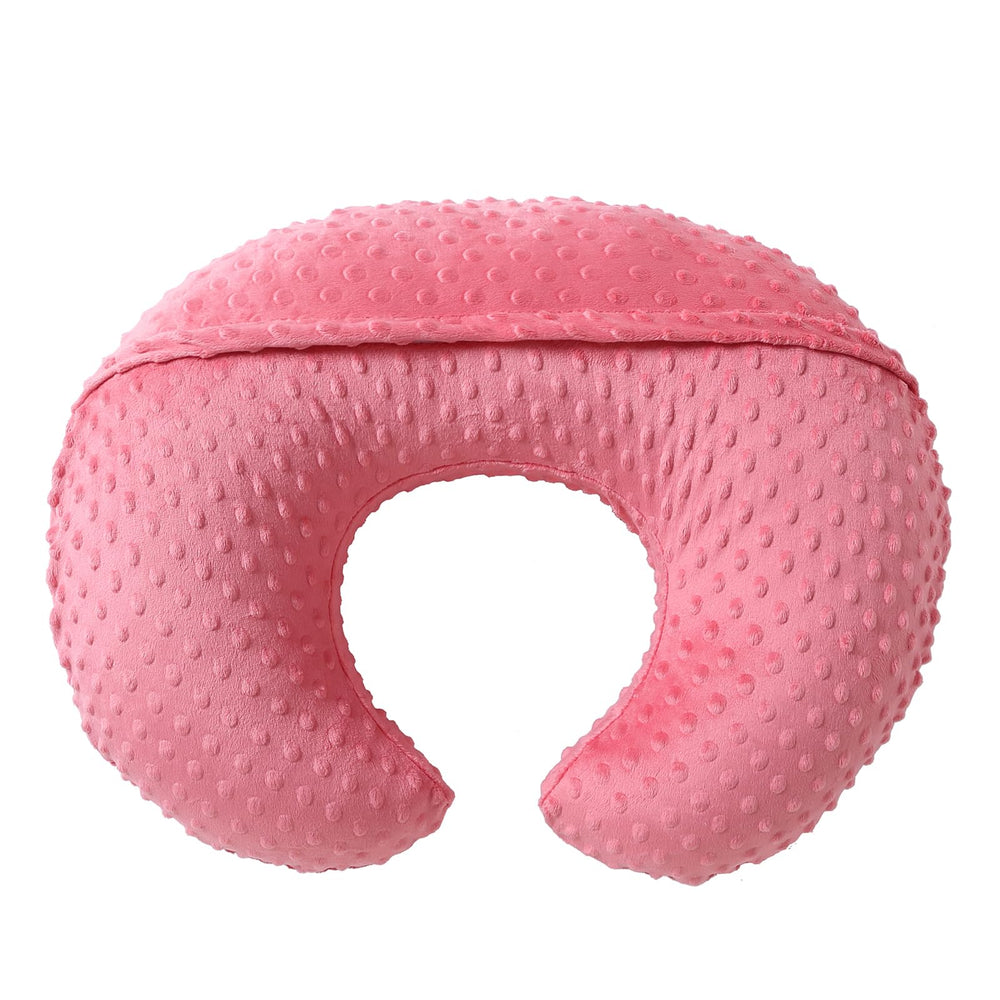 Queness nursing pillow cover Hidden zipper protection guards baby's skin.