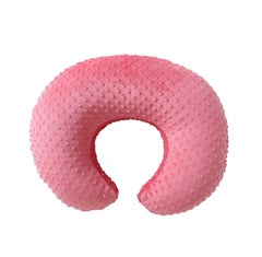 Queness nursing pillow cover Plush Dot fabric highlights baby-safe softness.