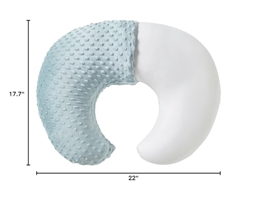 QUENESS Nursing Pillow size-dimensions-23-6x19-7x7-5-inches demonstrates generous space for mom and baby