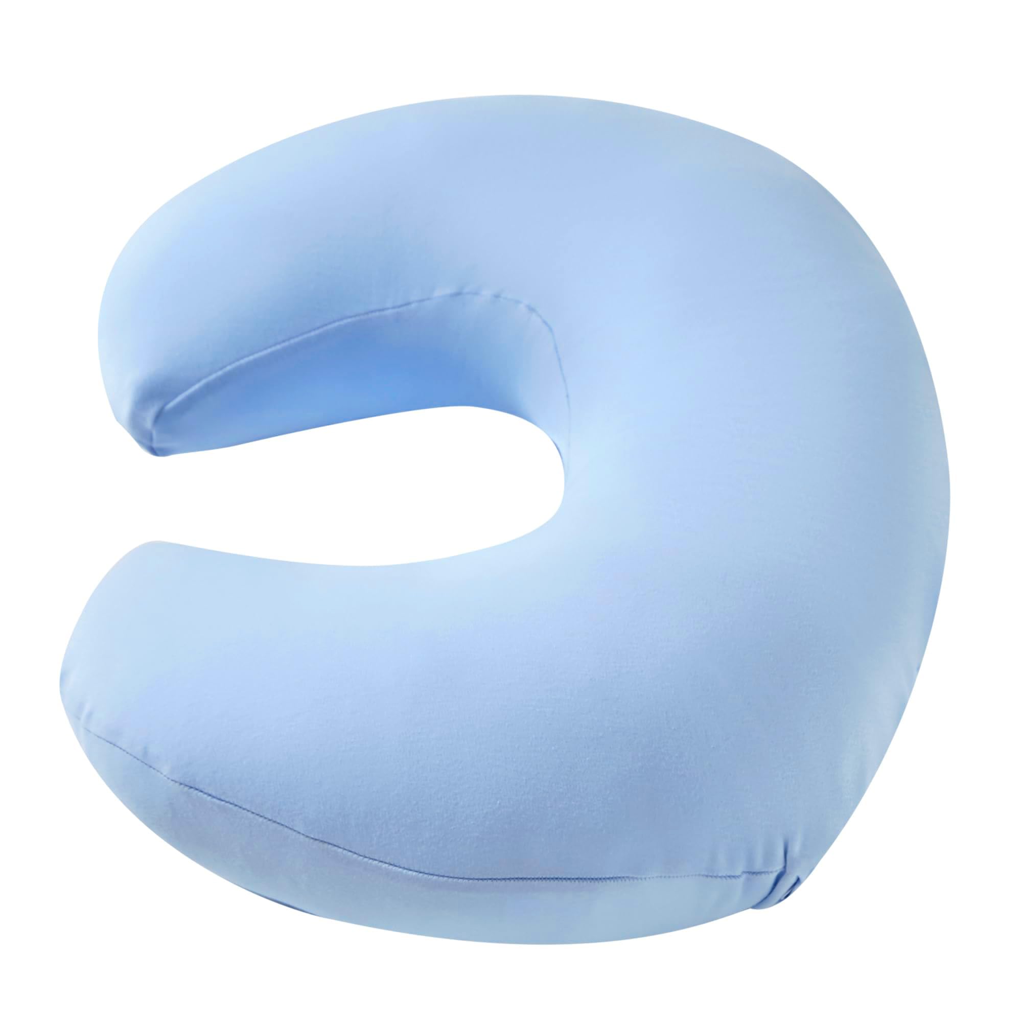 QUENESS nursing pillow dimples provide a comfy, secure seat for baby during early sitting.