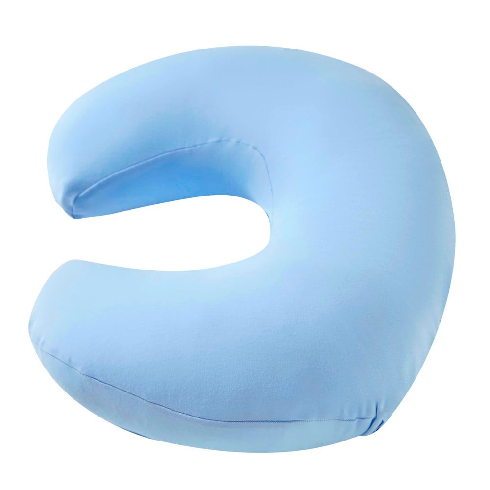 QUENESS nursing pillow dimples provide a comfy, secure seat for baby during early sitting.