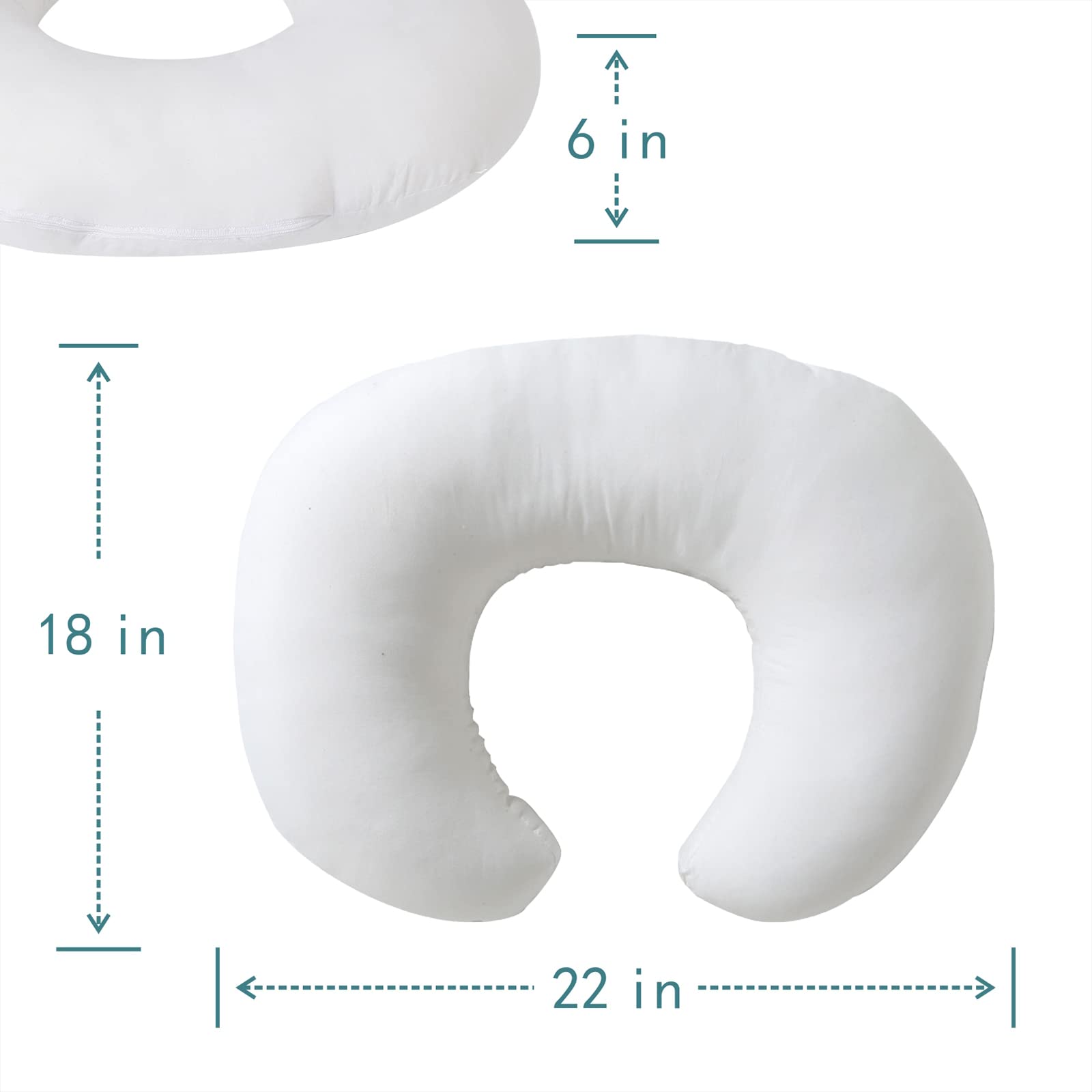 QUENESS Nursing Pillow easy-care cover for quick maintenance