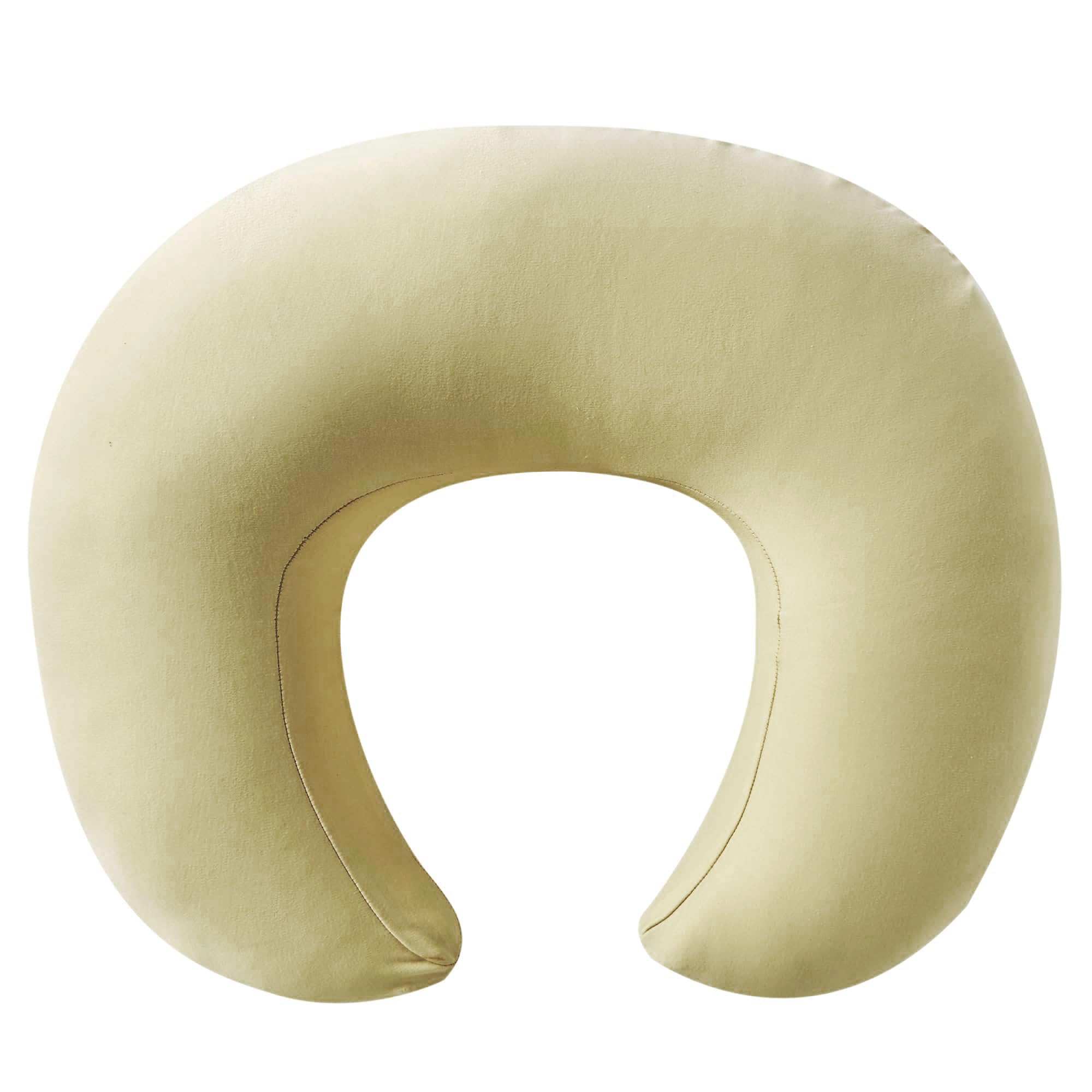 QUENESS nursing pillow used during feeding position creates ergonomic arm support.