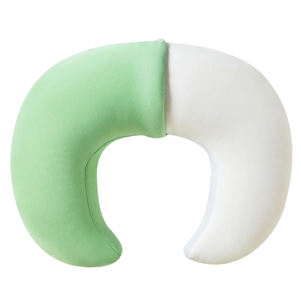 QUENESS nursing pillow green cover for comfortable feeding support