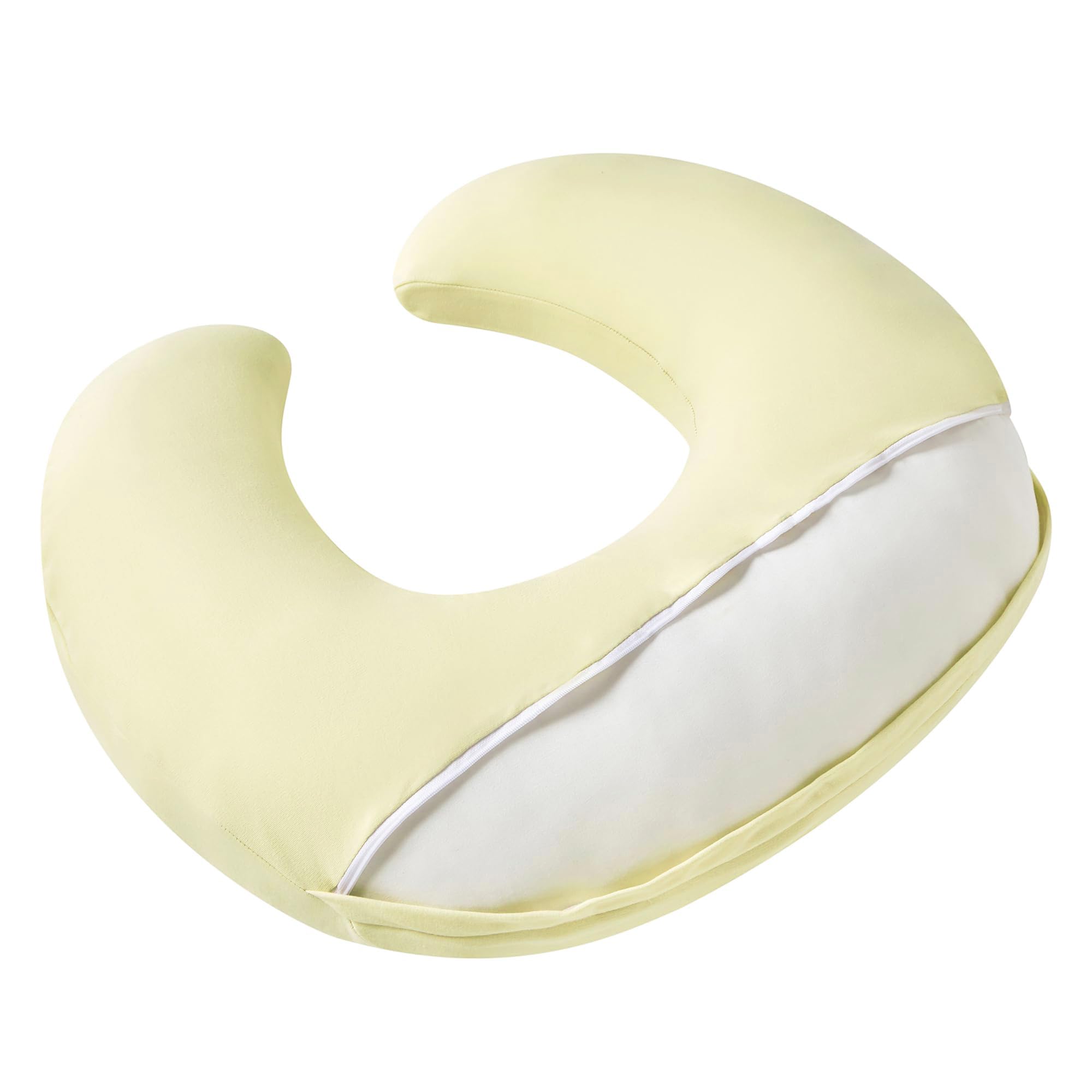 QUENESS Nursing Pillow large fit illustrates versatile use for mom or dad.