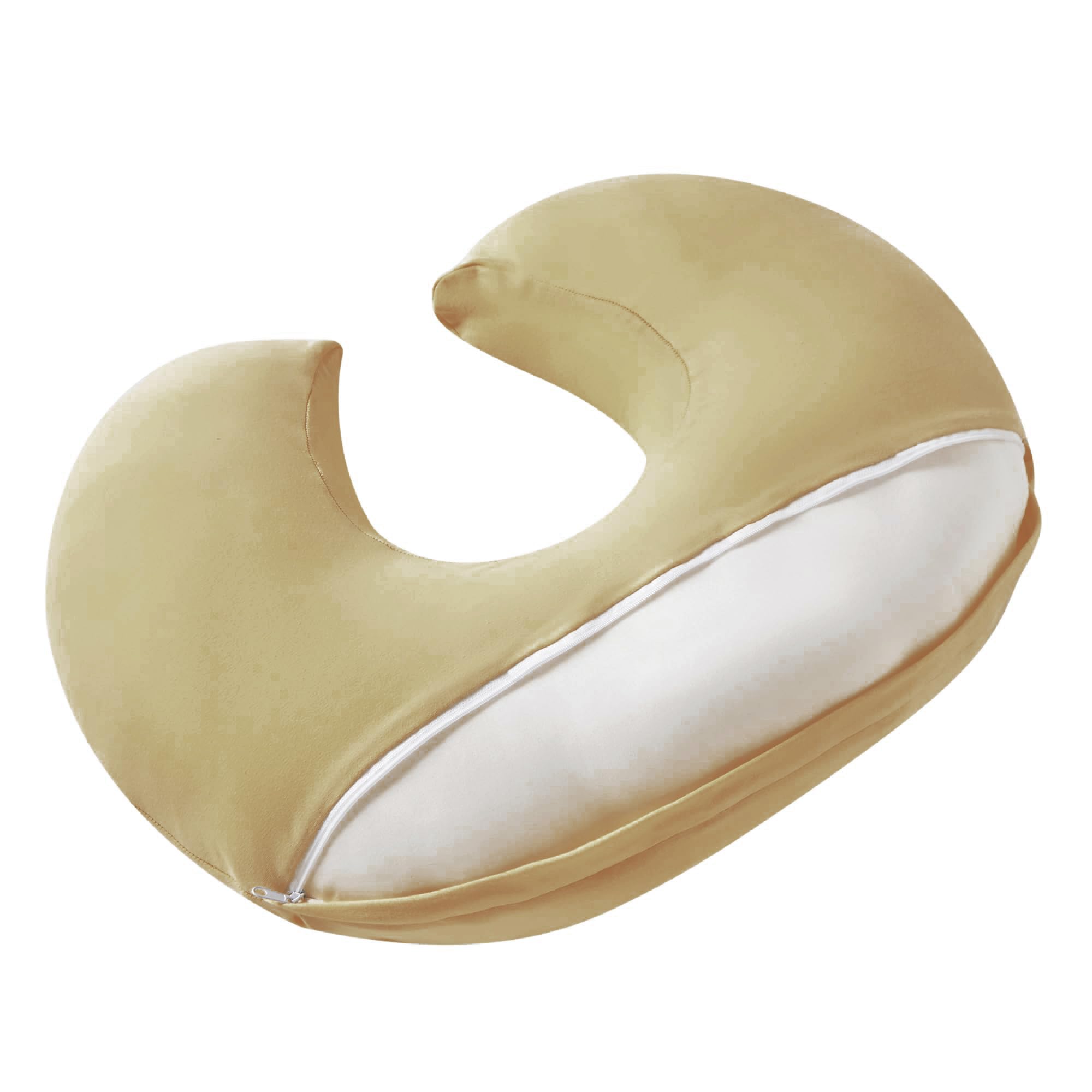 QUENESS nursing pillow used for feeding, propping, tummy time, and early sitting.