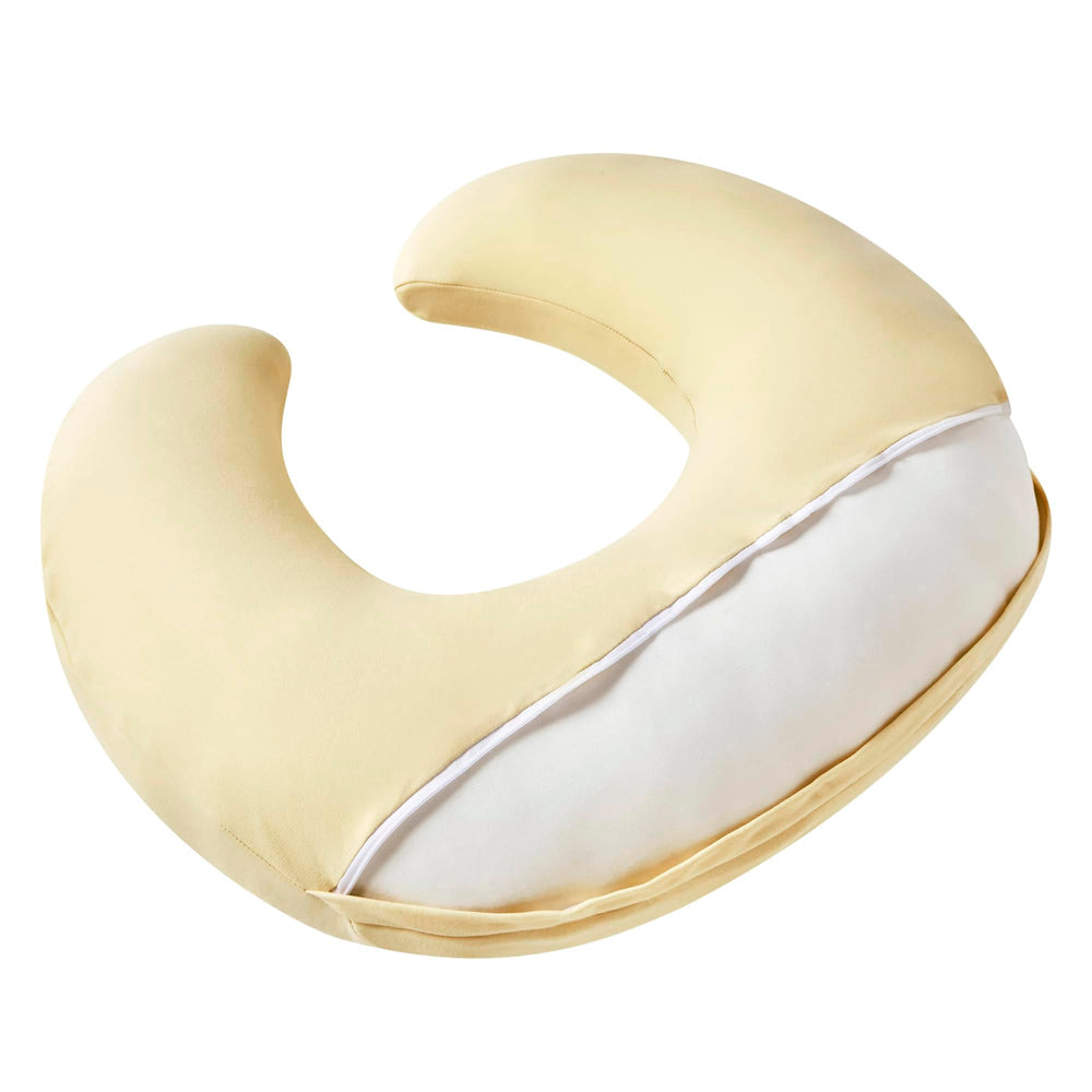 QUENESS nursing pillow multipurpose use supports feeding, propping, and tummy time.