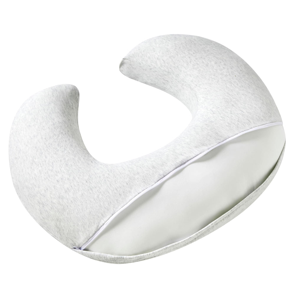QUENESS pillow supports multiple stages like feeding, propping, tummy time