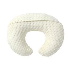 QUENESS nursing pillow Tender Yellow supports baby sitting stability.