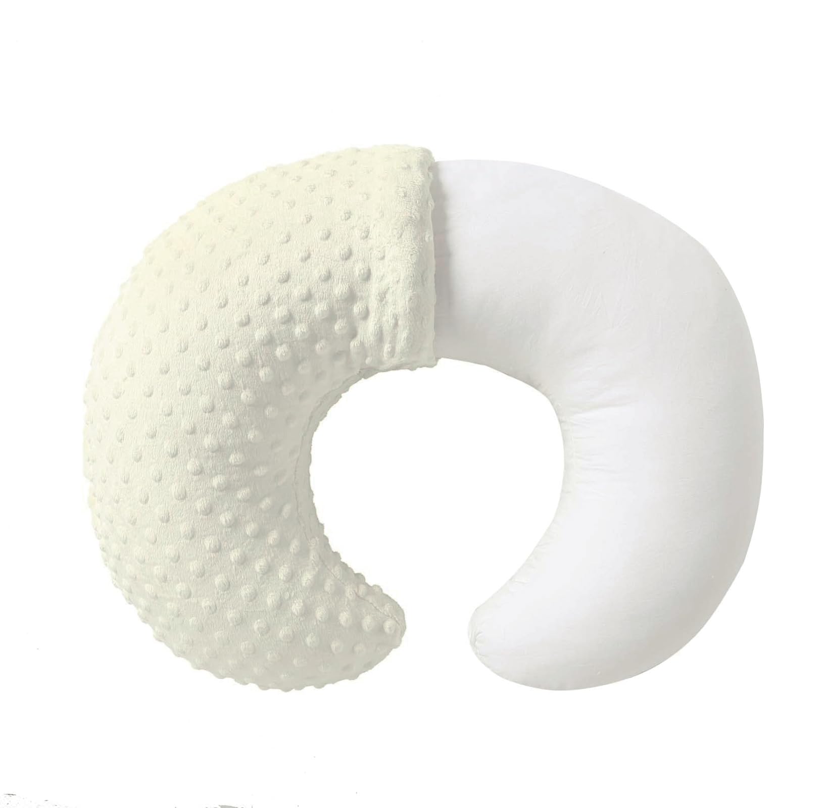 QUENESS nursing pillow Tender Yellow with upgraded size supports comfortable feeding.