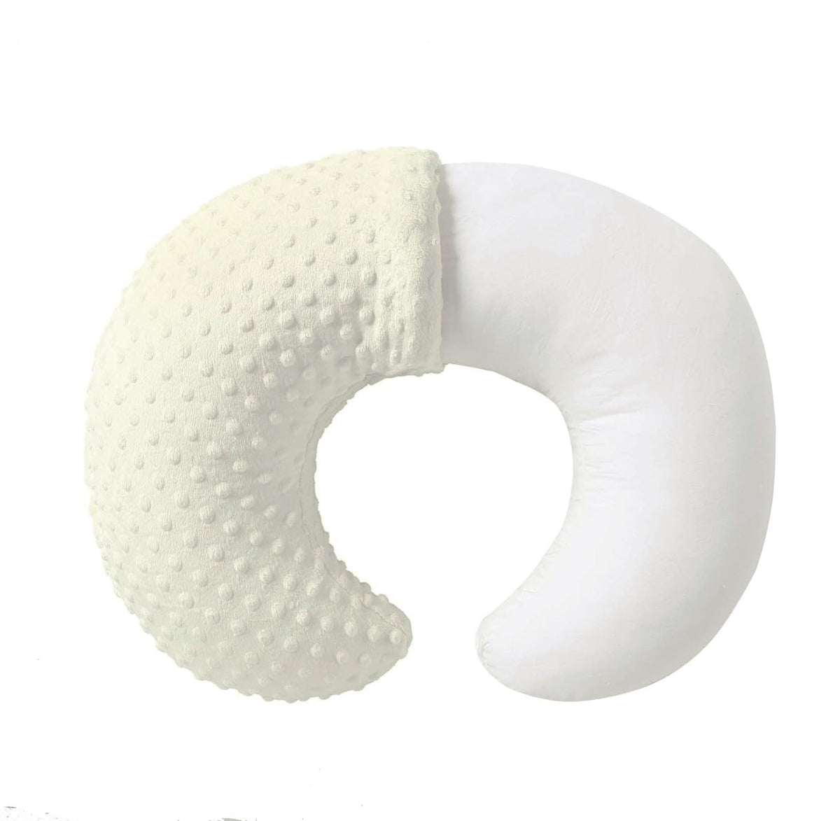 QUENESS nursing pillow Tender Yellow with upgraded size supports comfortable feeding.