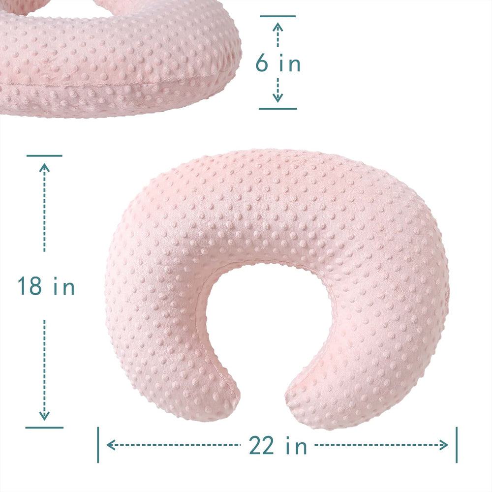 QUENESS nursing pillow tummy time setup supports early movement and play.