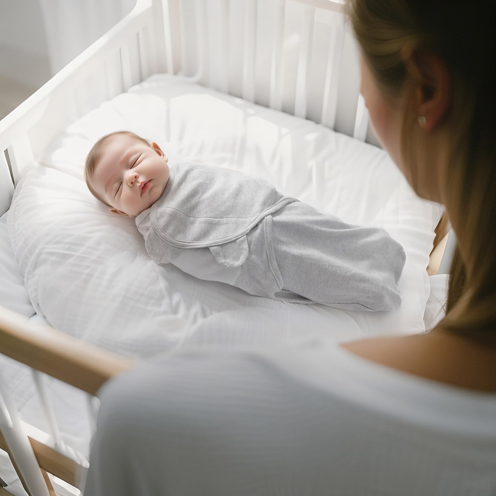 Queness three-pack on display highlights practical, stylish nursery gear.