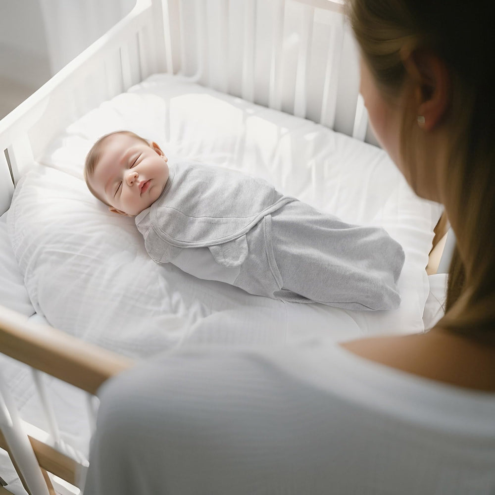 Queness three-pack on display highlights practical, stylish nursery gear.