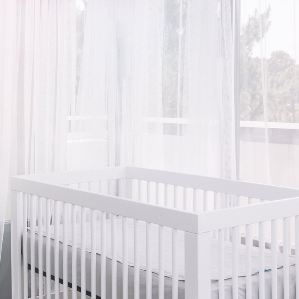 QuickZip ivory nursery decor match image with extra zip-on sheets