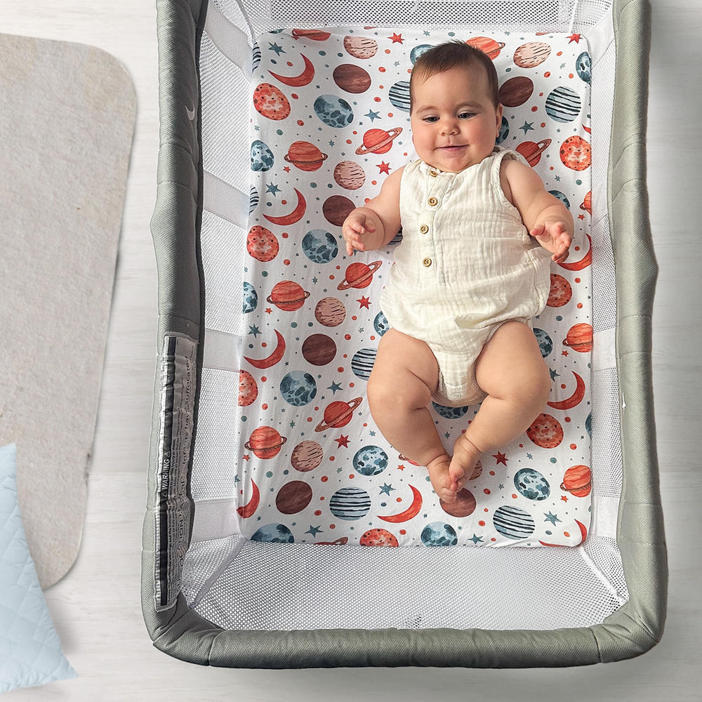 Quiggly bassinet sheets secure fit elastic ensures sheets stay in place