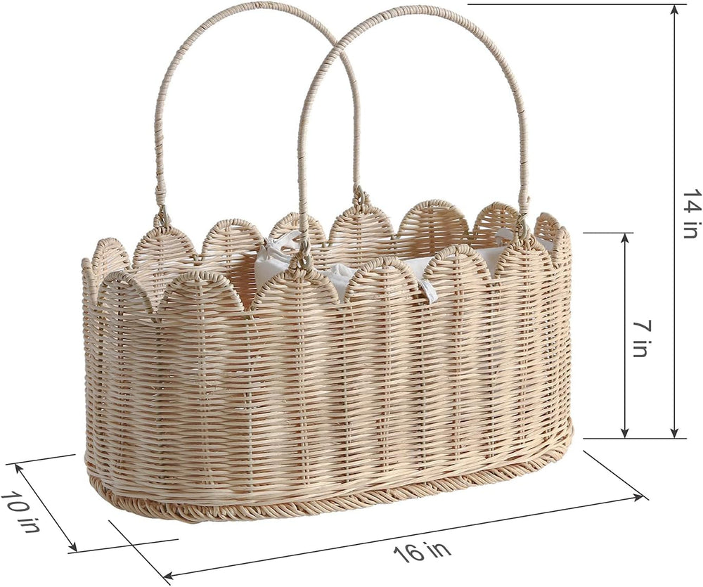 Quincry cotton divider with removable bows offers soft, flexible organization.
