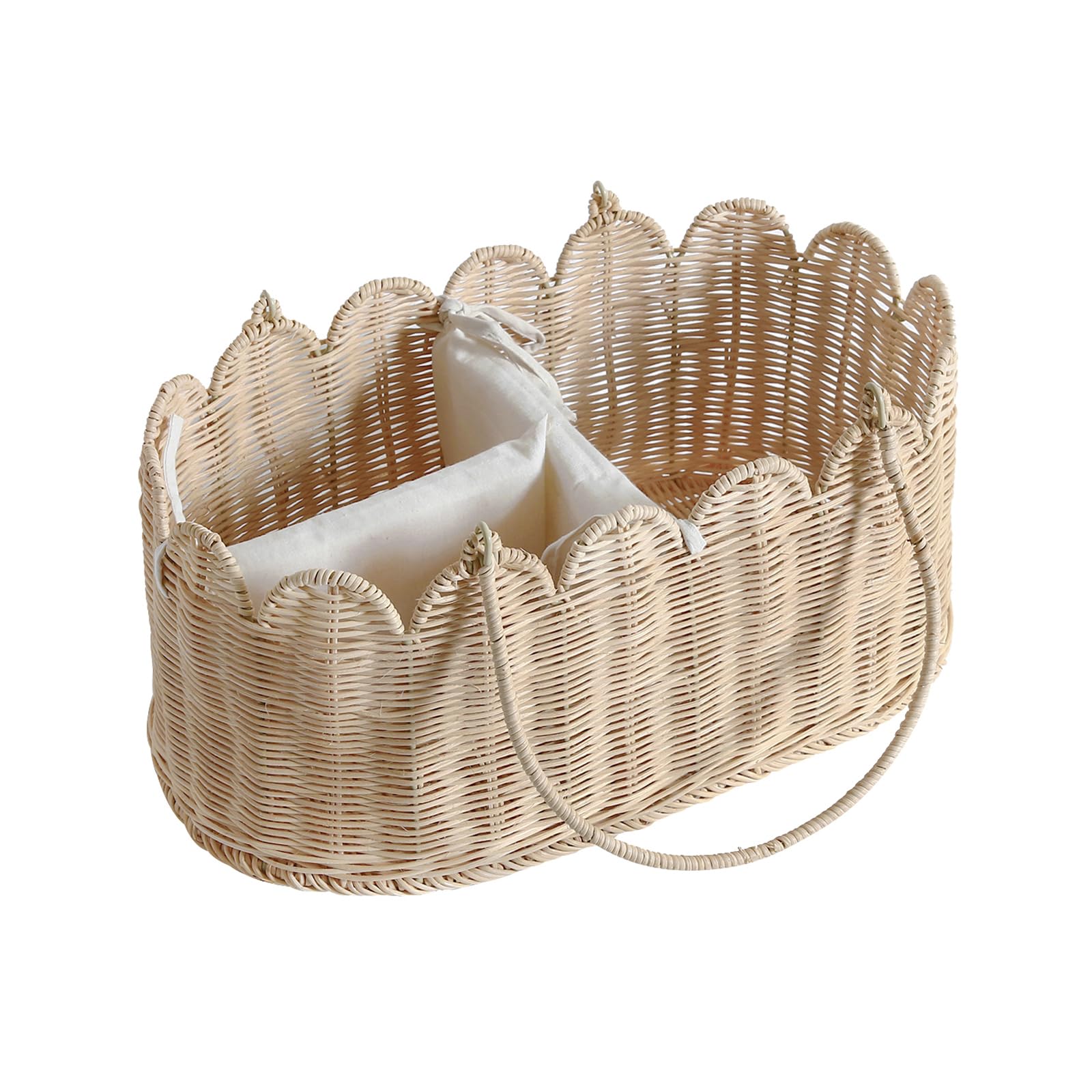 Quincry multipurpose diaper basket converts to toy, bathroom, or clothing storage.