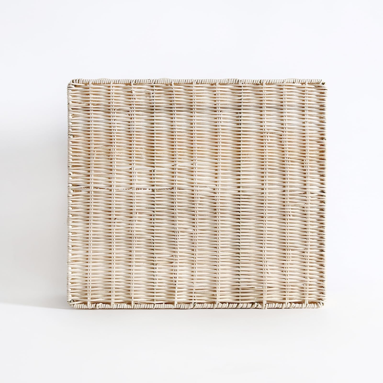 Quincry rattan storage basket blending with neutral decor and natural texture.