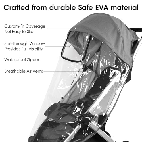 Quintriae Minu V2 rain cover provides complete coverage against rain