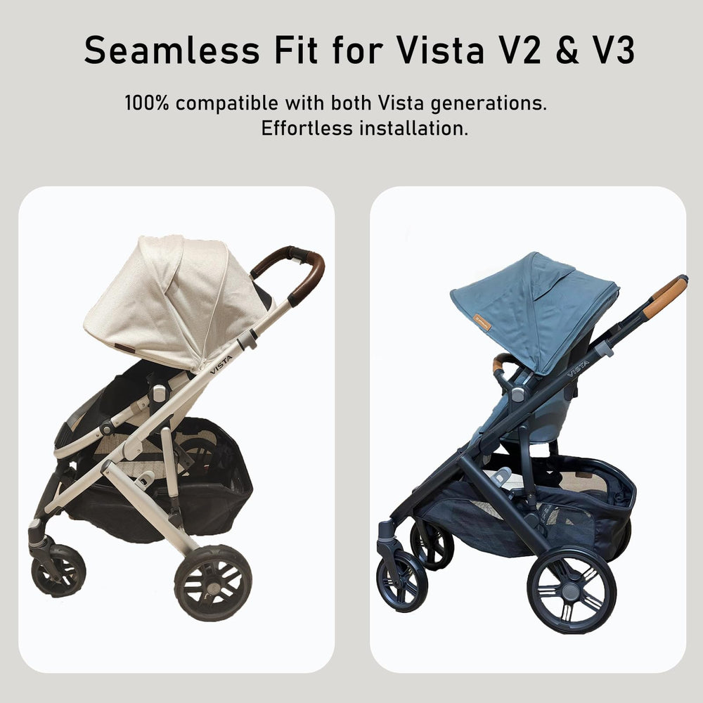 Quintriae basket cover on Vista V2 shows a clean, concealed storage setup in use