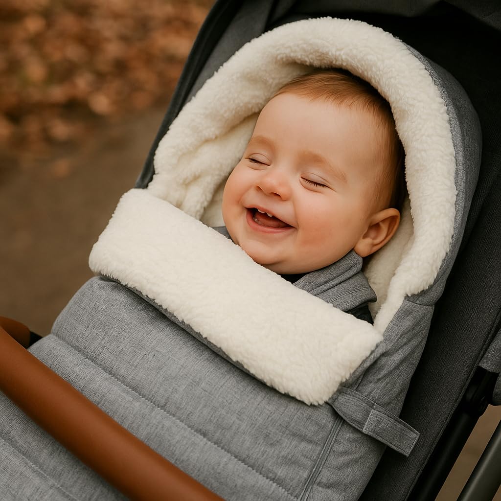 Quintriae dual-zip access for one-handed baby checks