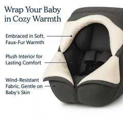 Quintriae cover provides full coverage against wind and cold for outdoor outings.