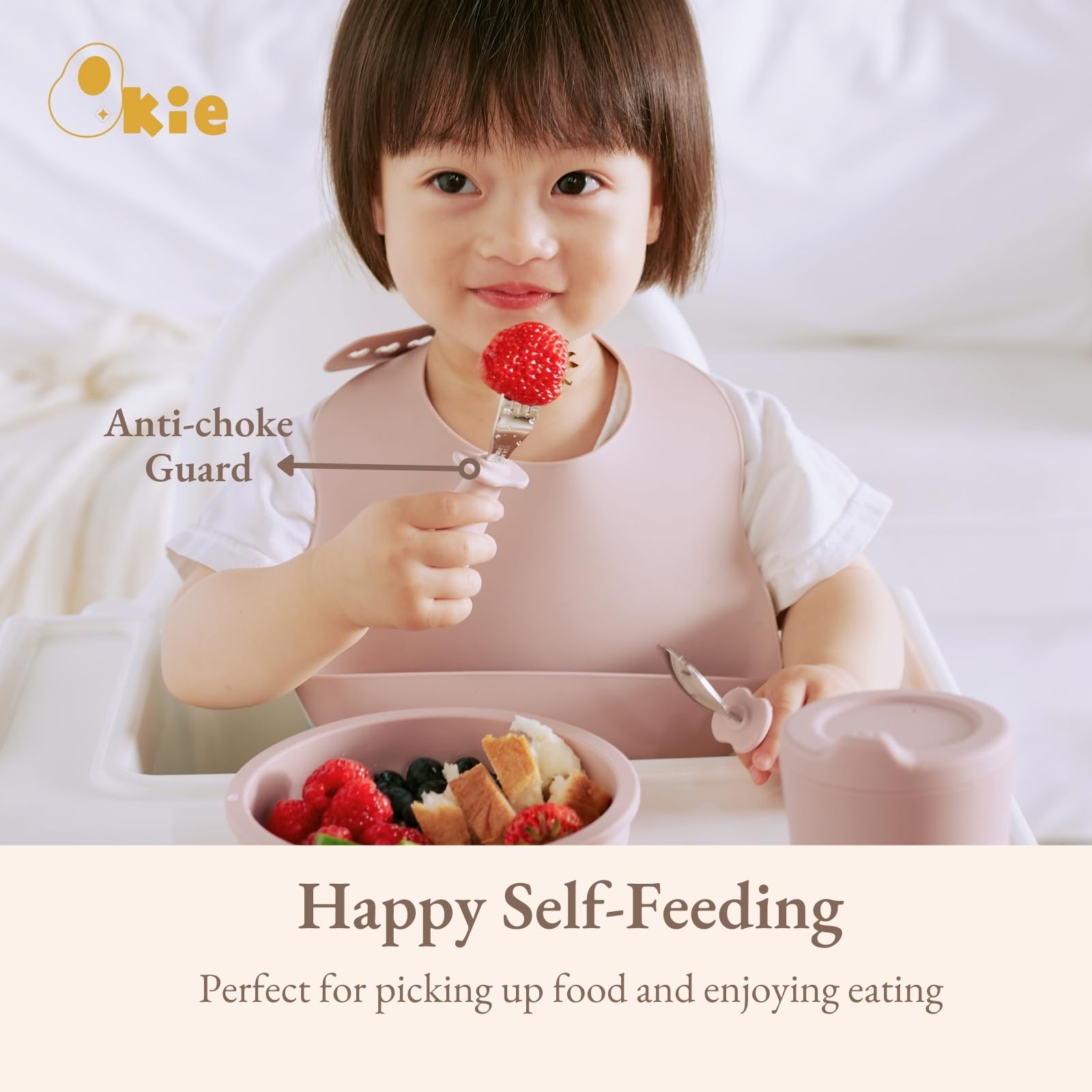 Qkie travel-mealtime utensils stay reliable on picnics and daycare.