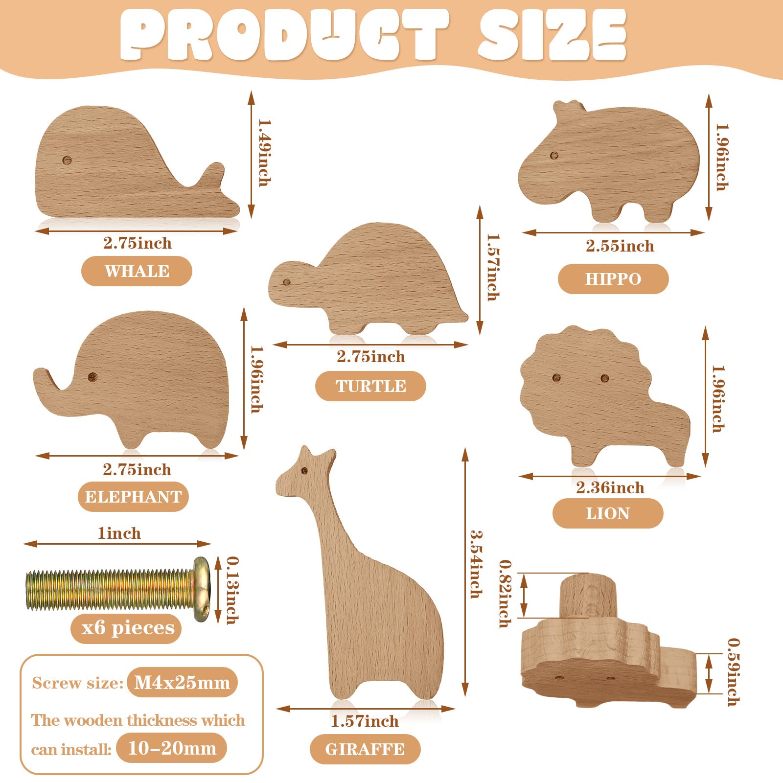 Qunclay elephant dresser knob adds friendly detail for kids' furniture