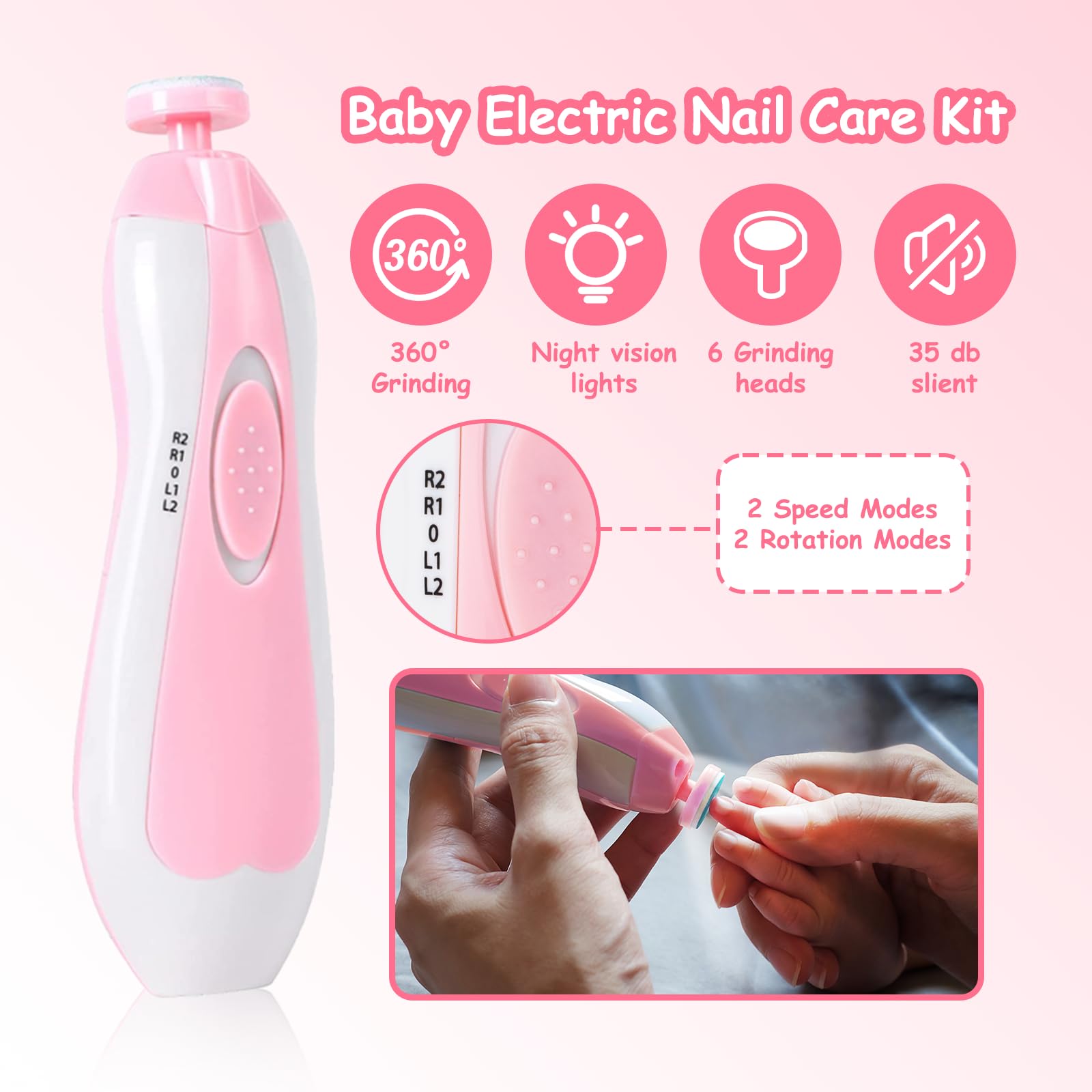 Close-up of BPA-free materials in Qunlions life baby care set