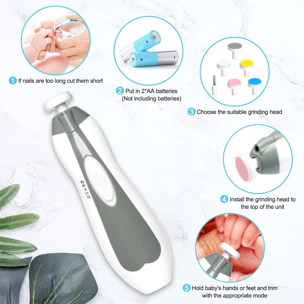 Qunlions Life 6-in-1 versatility covers baby and adult nail care needs.