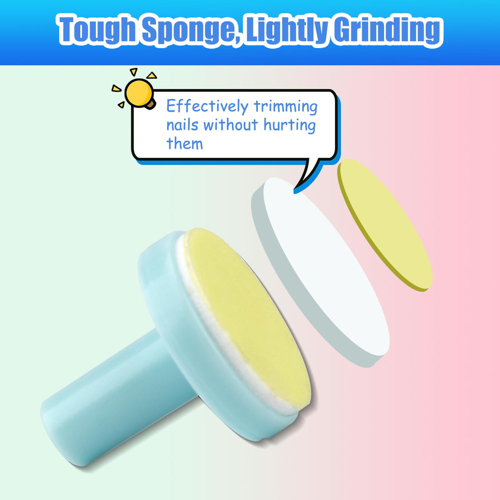 Qunlions life adult cylindrical head for precise grooming of adult nails.
