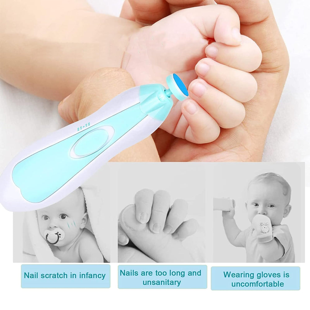 Qunlions life baby care kit six trimming heads for versatile nail care