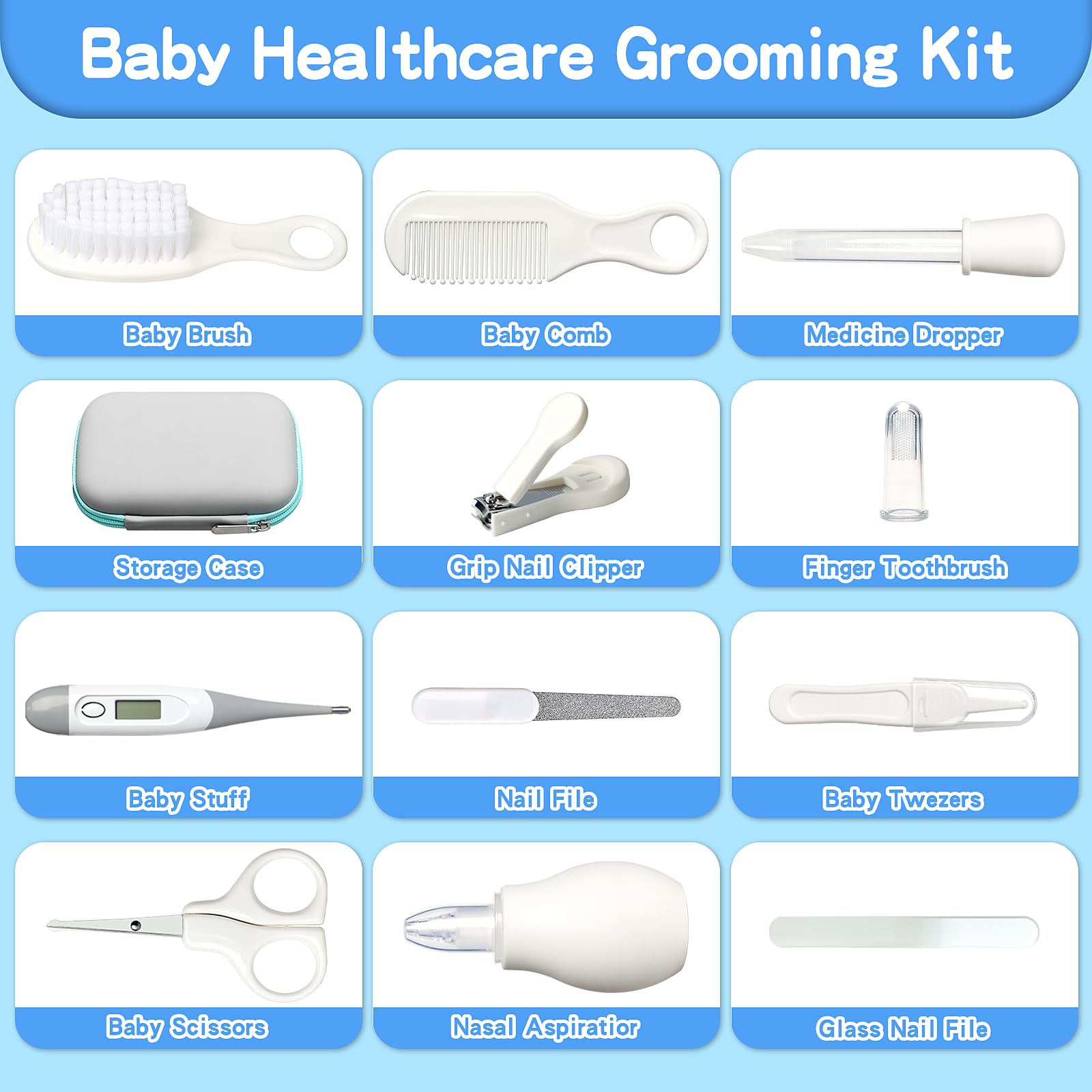 Qunlions life baby grooming kit design features for safe home use