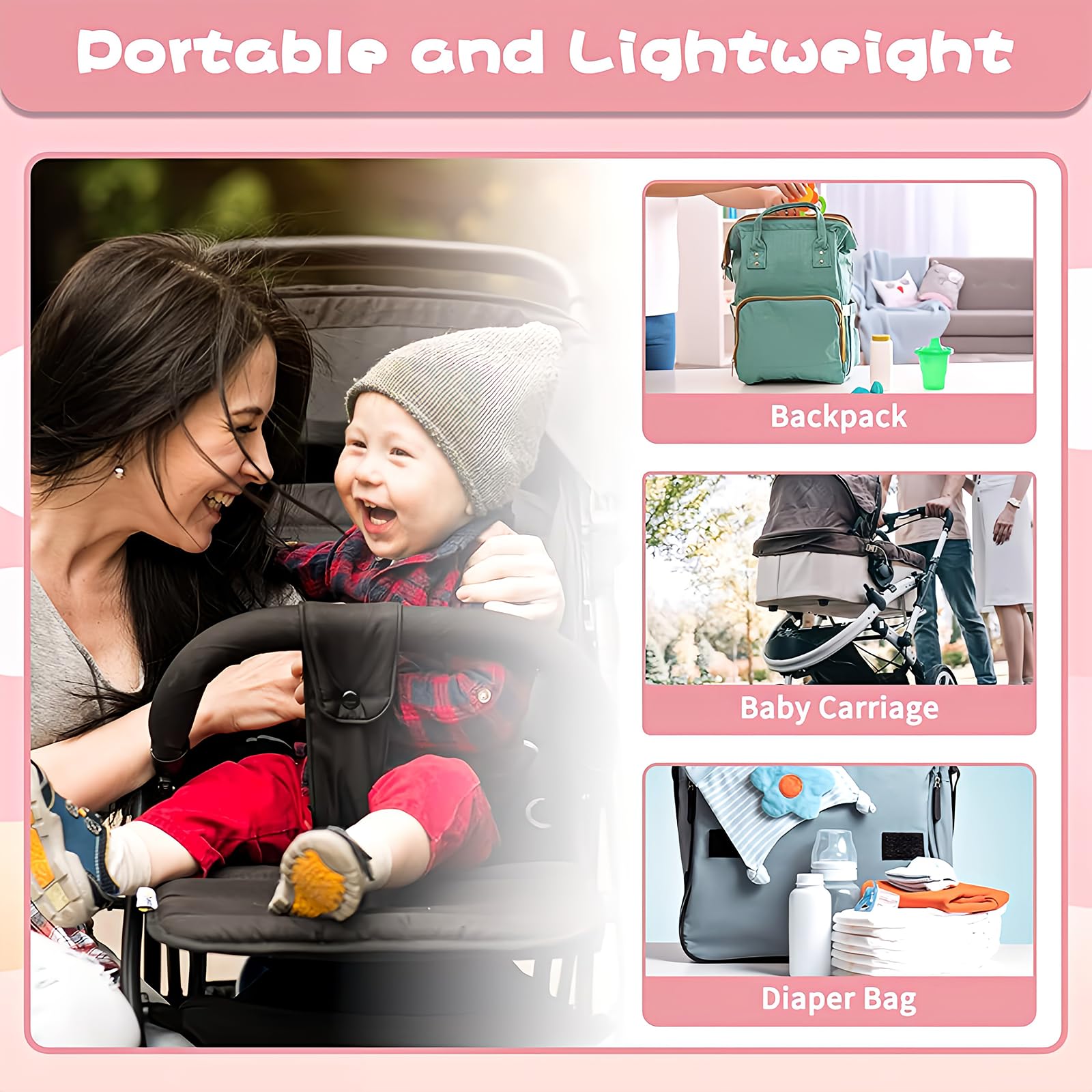 Qunlions life baby grooming kit storage box keeps essentials organized.