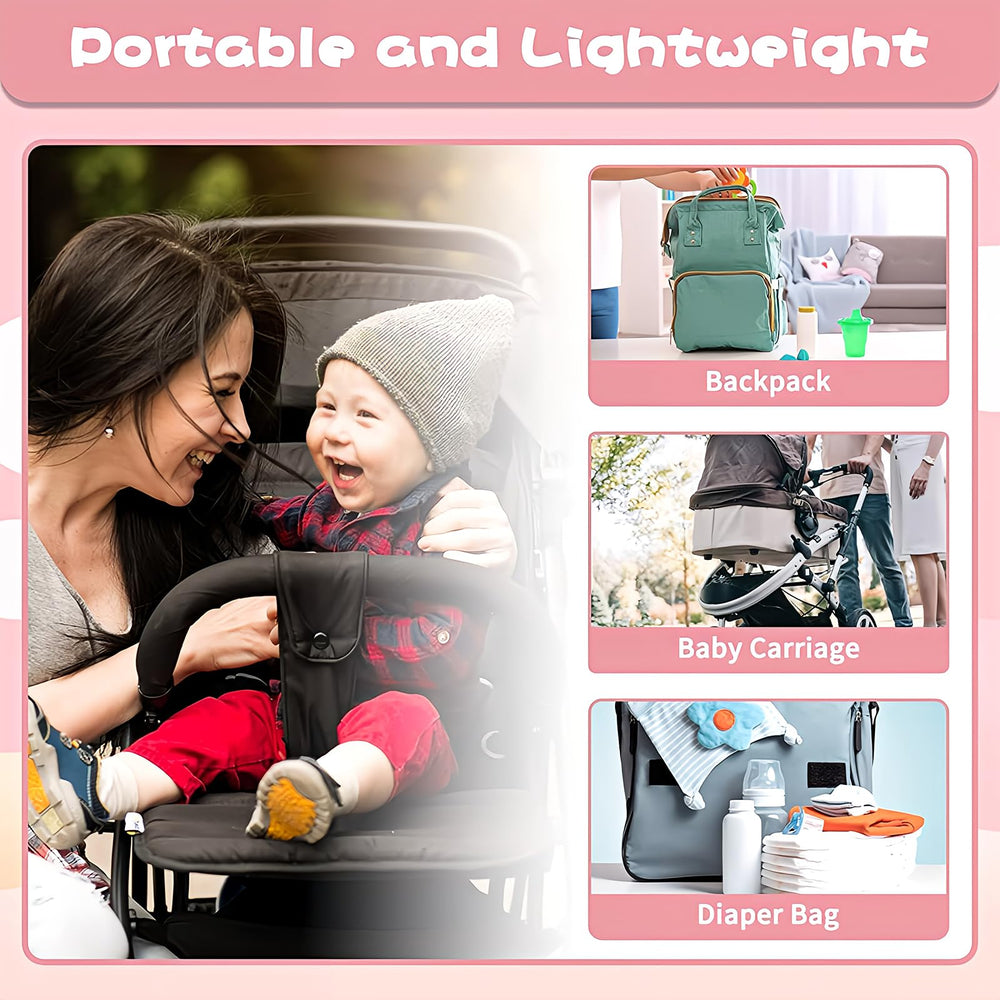 Qunlions life baby grooming kit storage box keeps essentials organized.