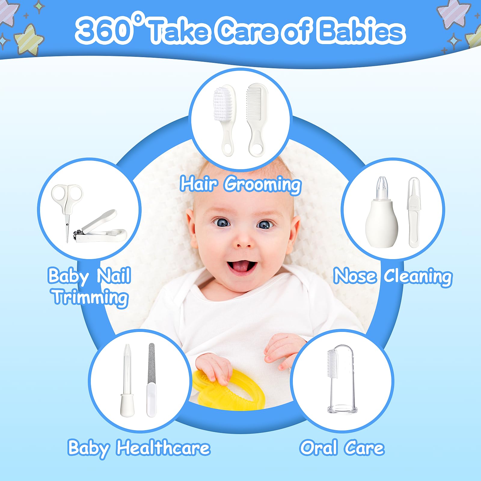 Qunlions life baby nail clipper with safety curvature protects nail beds.