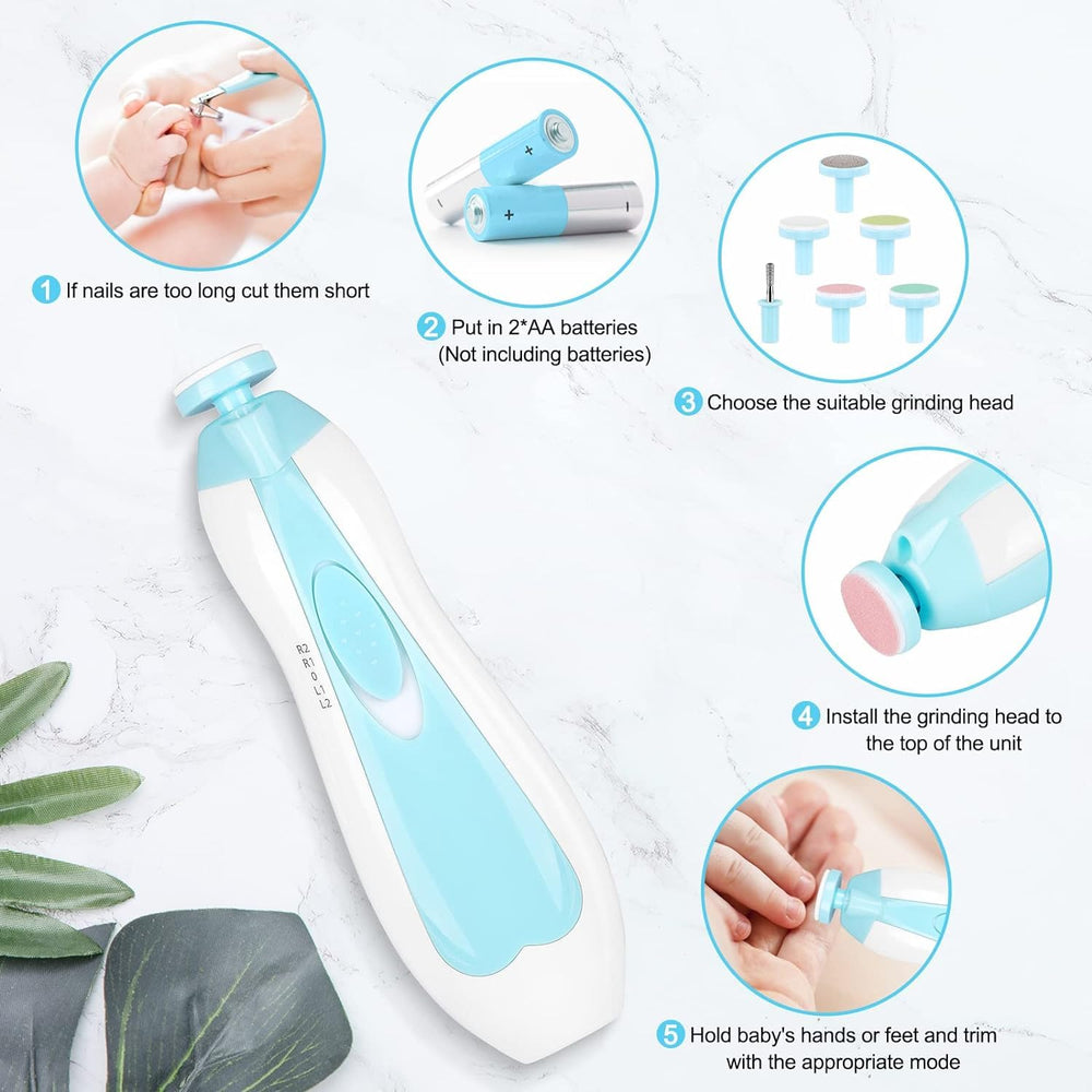 Qunlions life electric nail file motor designed for night use.