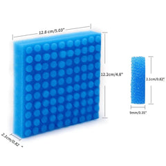 Qunlions life hygienic foam filter closeup highlighting BPA-free, latex-free safety.