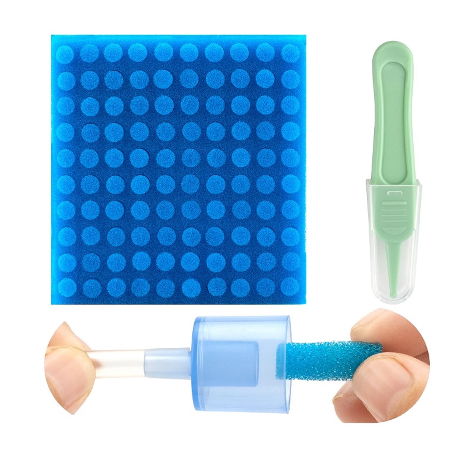 Qunlions life nasal sponges pack 100-count for clean, hygienic replacements.