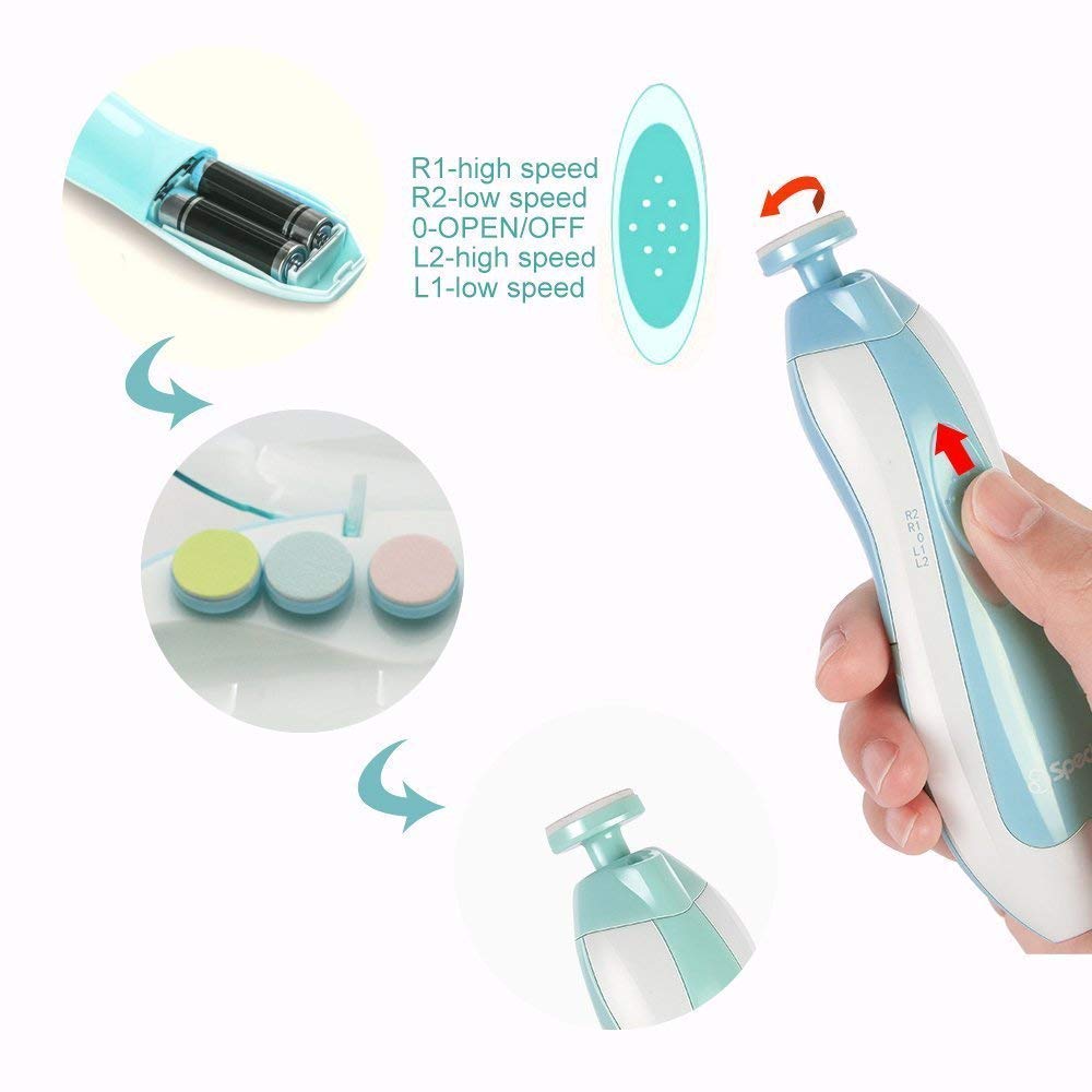 Qunlions life whisper-quiet design keeps nighttime nail care unobtrusive.