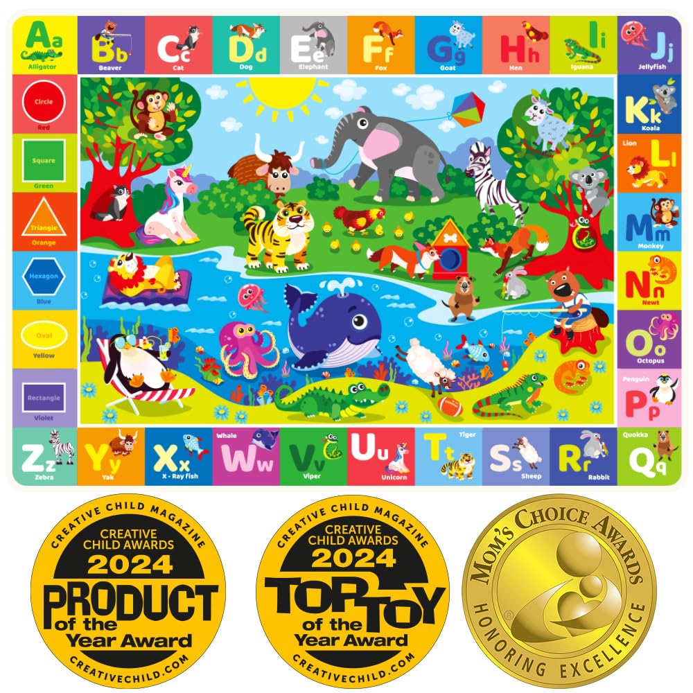 QUOKKA baby play mat with soft plush surface supports cozy crawling sessions.