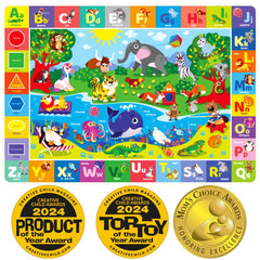 QUOKKA baby play mat with soft plush surface supports cozy crawling sessions.